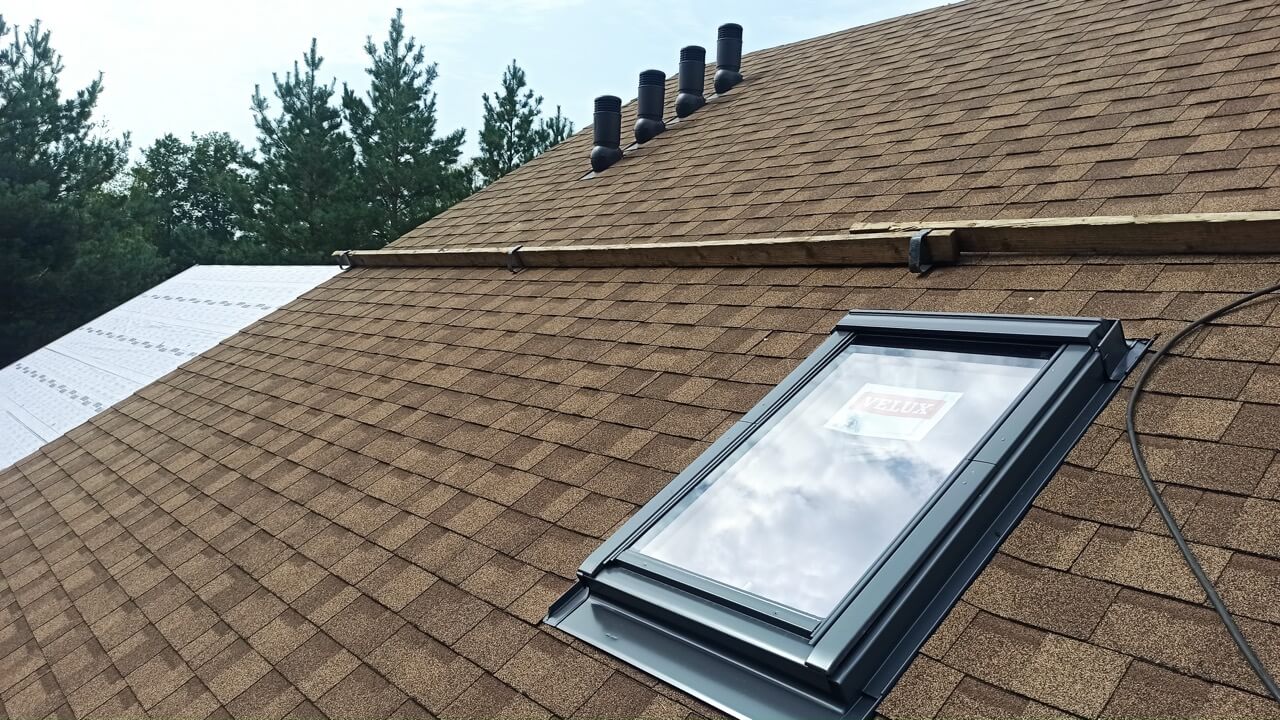 Elewacja komina z blachy