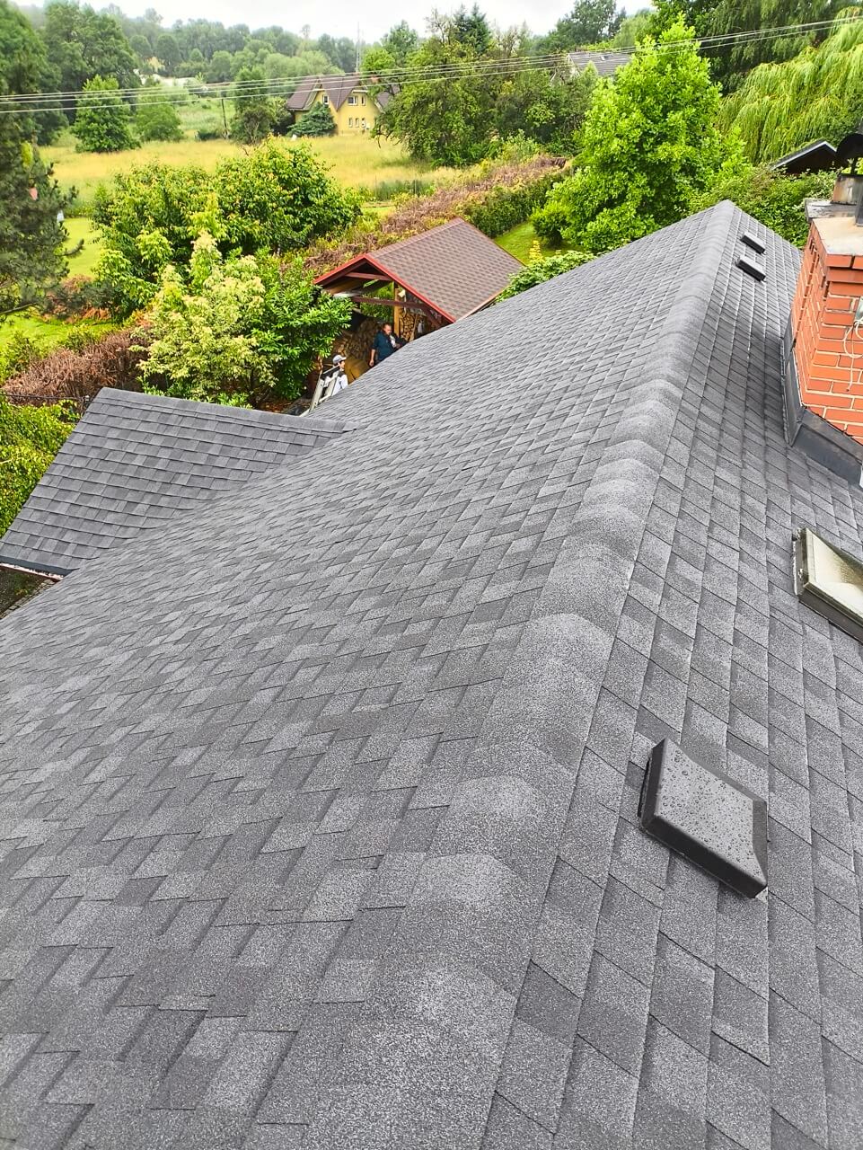 Obróbka blacharska komina